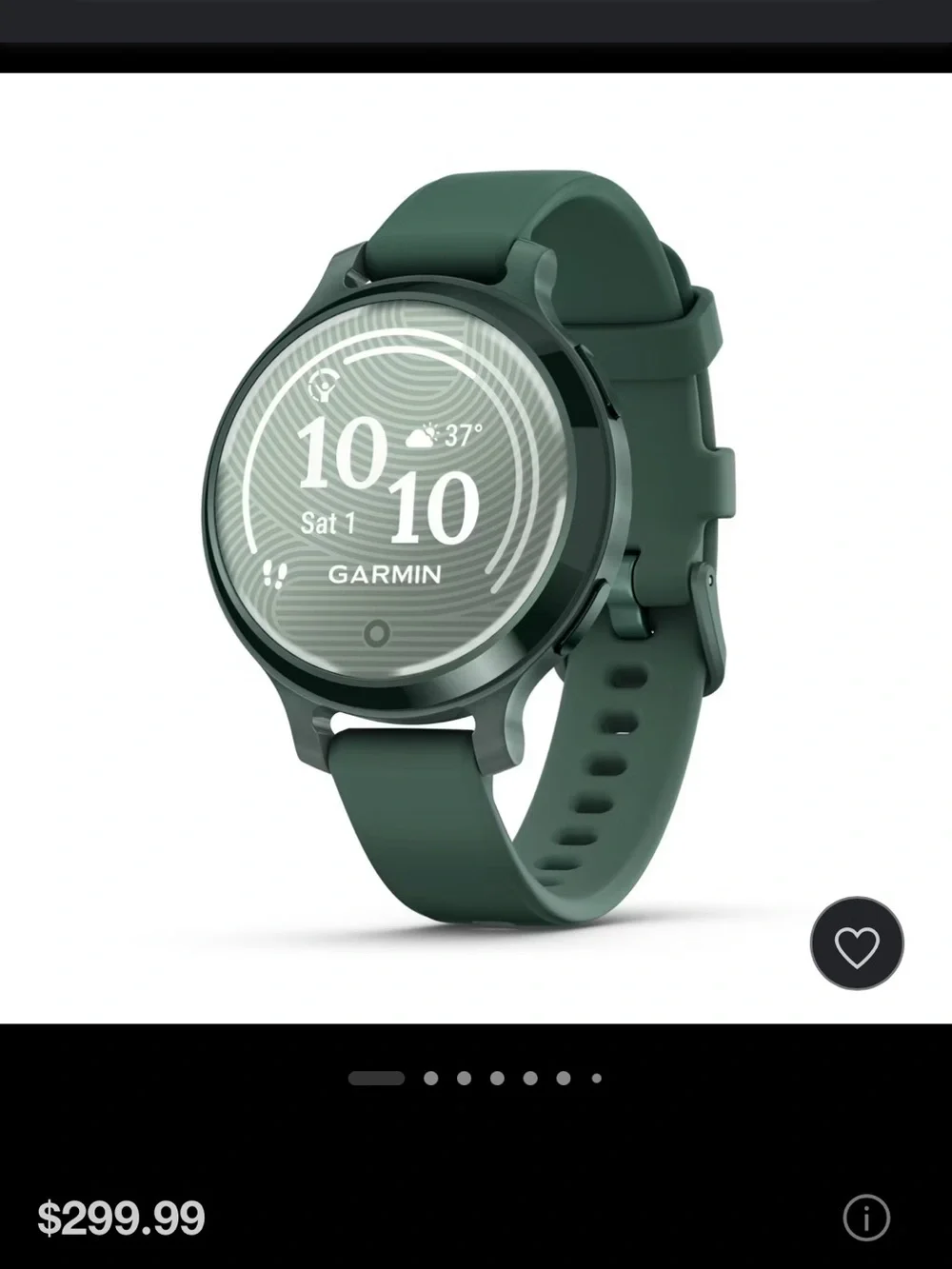 NEW IN BOX Garmin Black Smartwatch feat. Interchangeable silicone bands